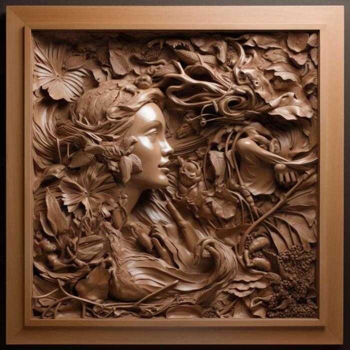 نموذج ثلاثي الأبعاد لآلة CNC 3D Art 